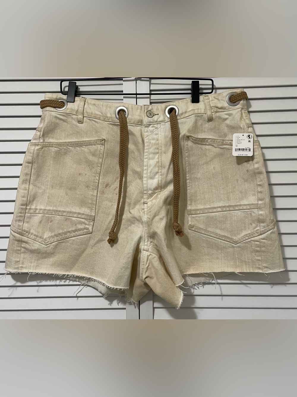 NWT WeThe Free Moxie Barrel Shorts - Picture 3 of 4
